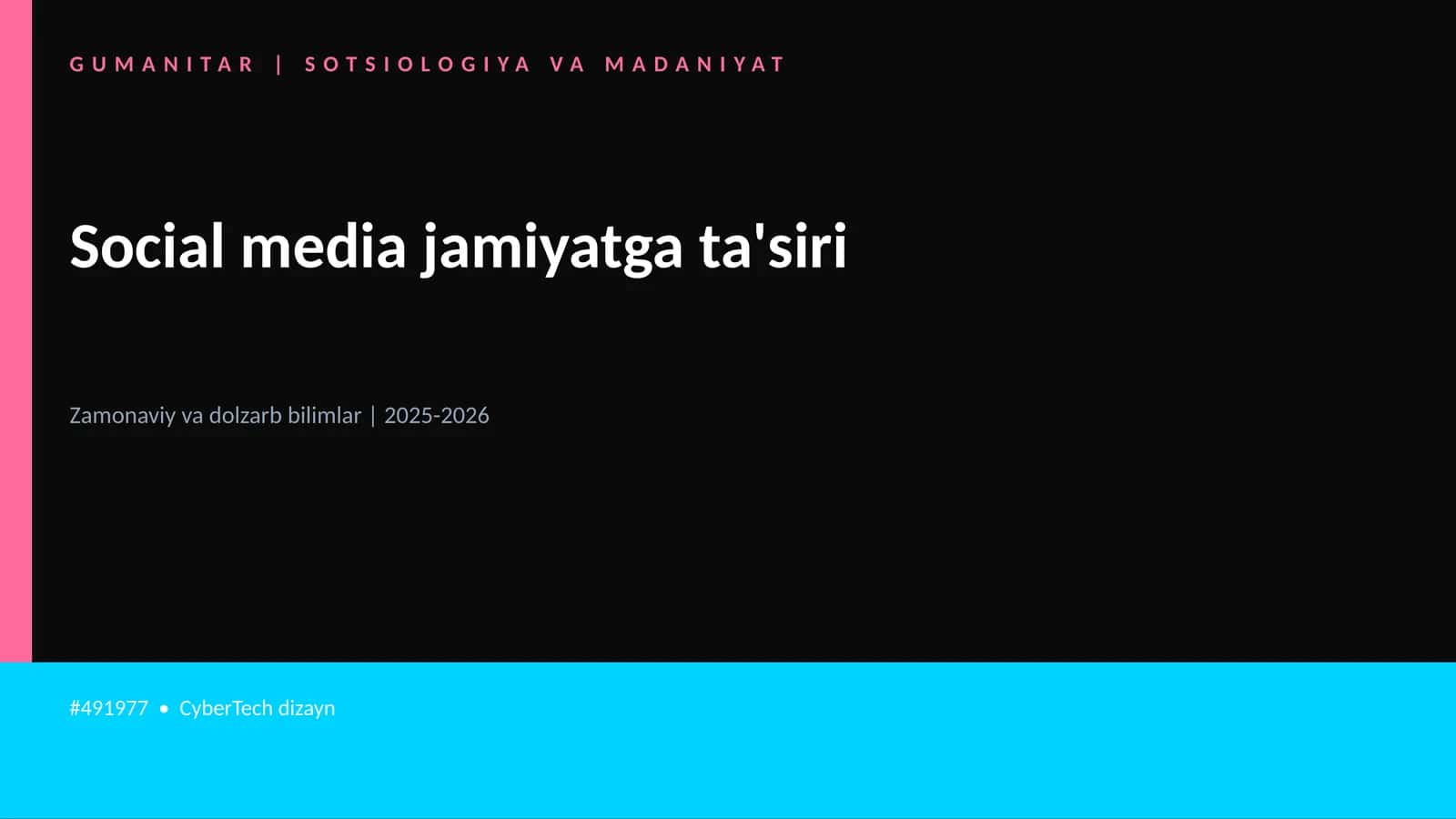 Social media jamiyatga ta'siri