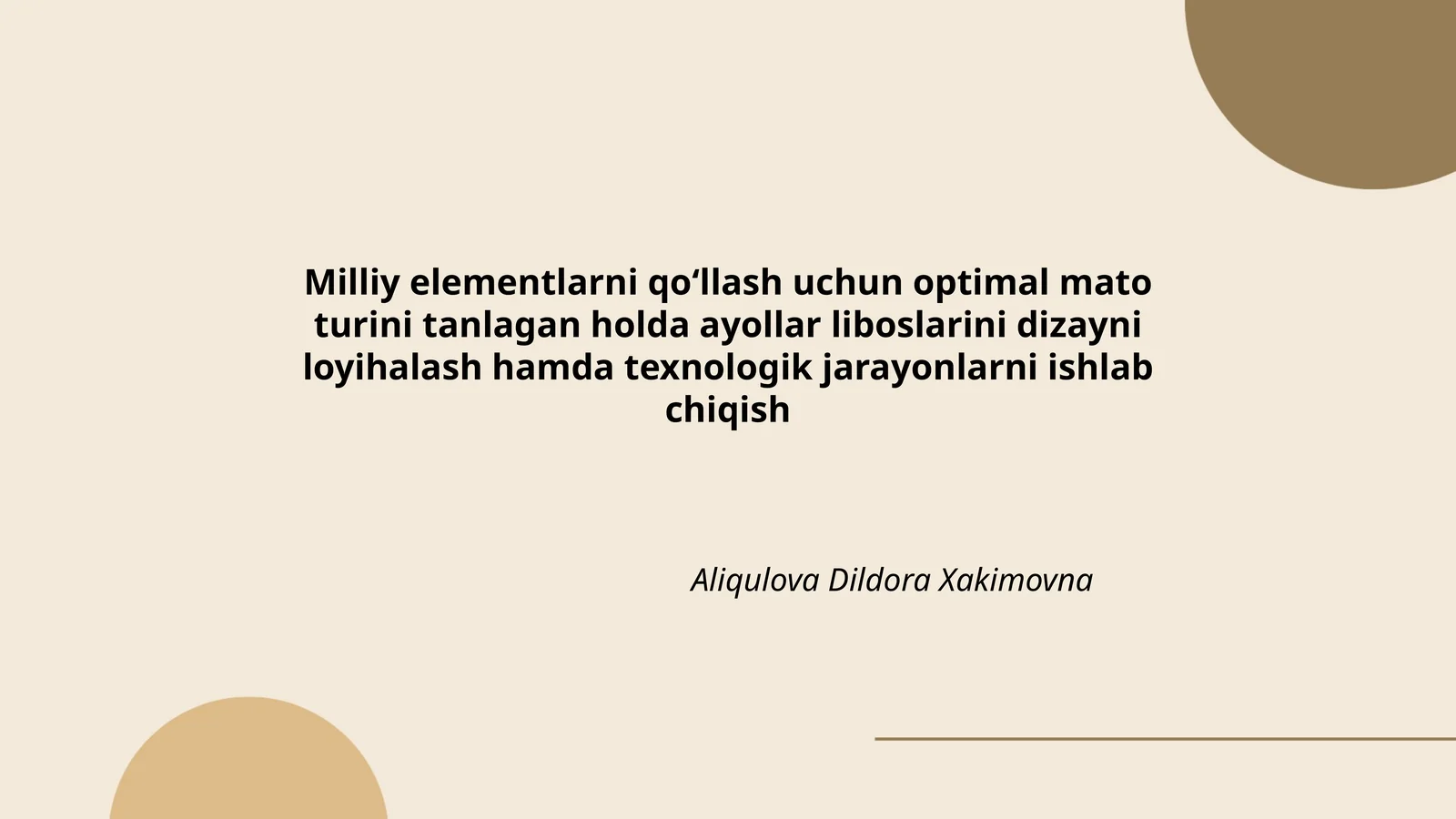 Milliy elementlarni qoʻllash
