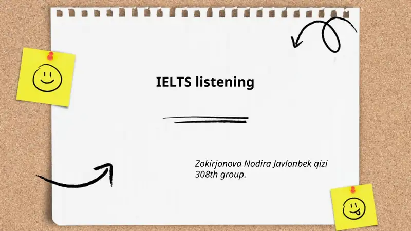 IELTS listening