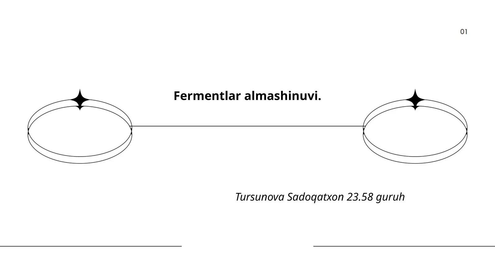 Fermentlar va ularning tuzilishi