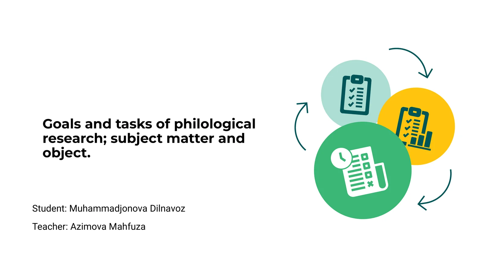 Philological Research