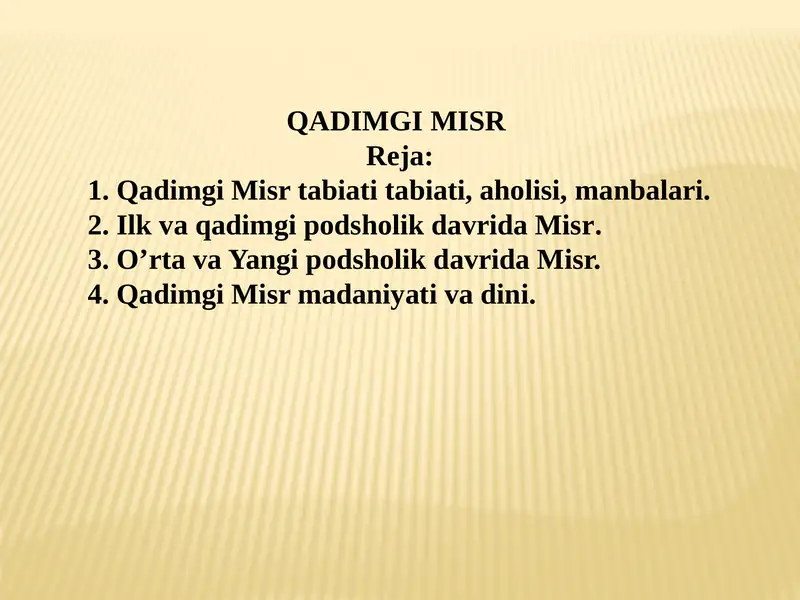 Qadimgi Misr