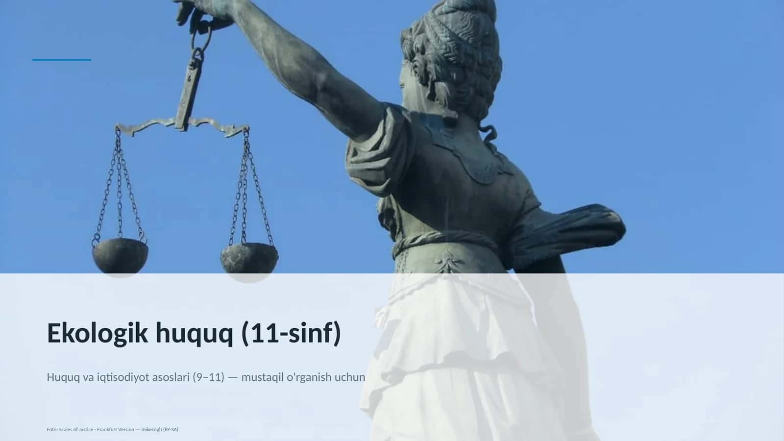 Ekologik huquq (11-sinf)