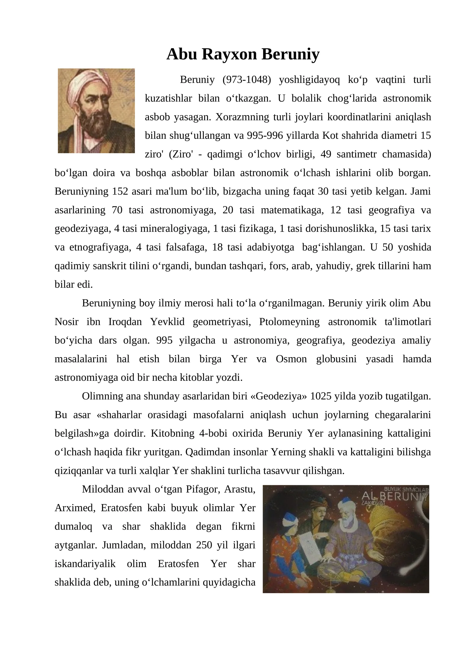 Abu Rayxon Beruniy