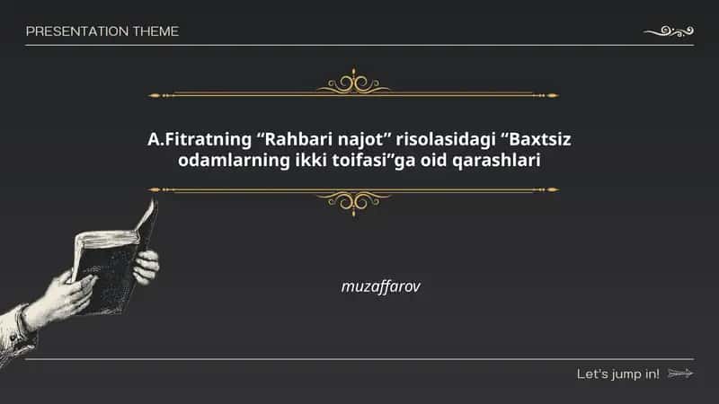 Baxtsiz odamlarning ikki toifasi