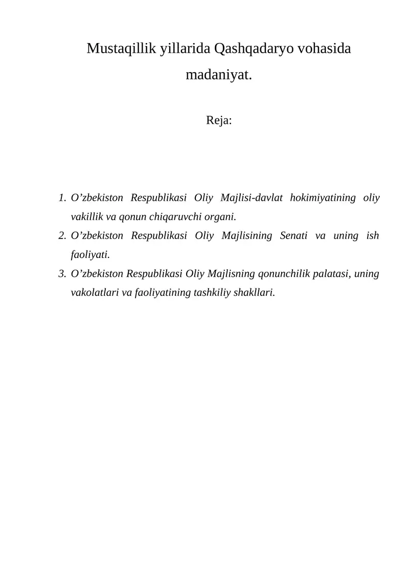 Qashqadaryo viloyatida madaniyat