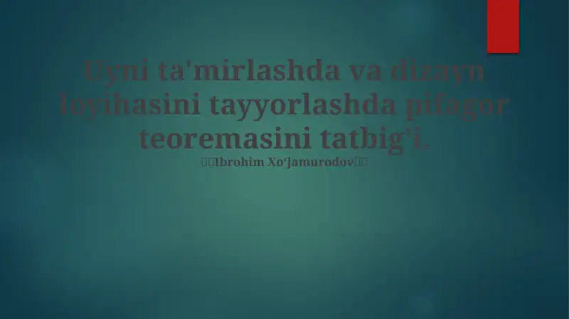 Pifagor teoremasi