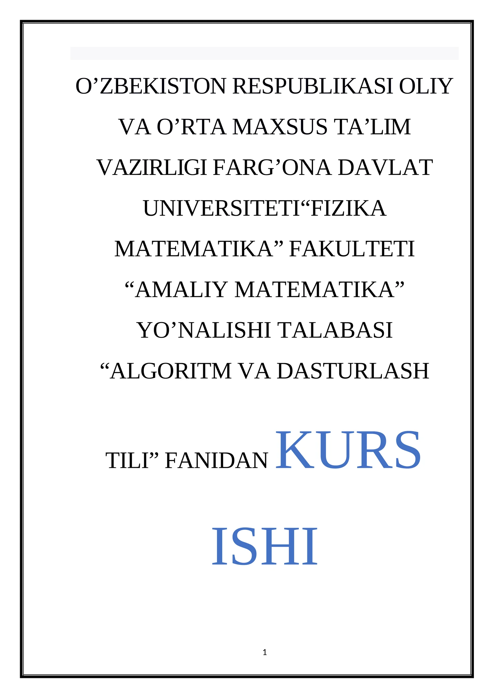 WPF da komponovka bilan ishlash KURS ISHI
