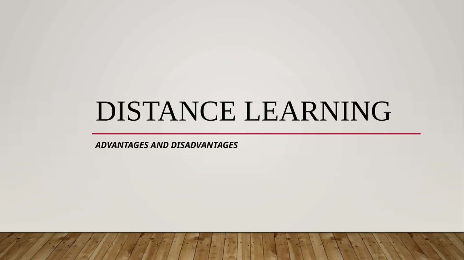 Introduction to Distance Learning