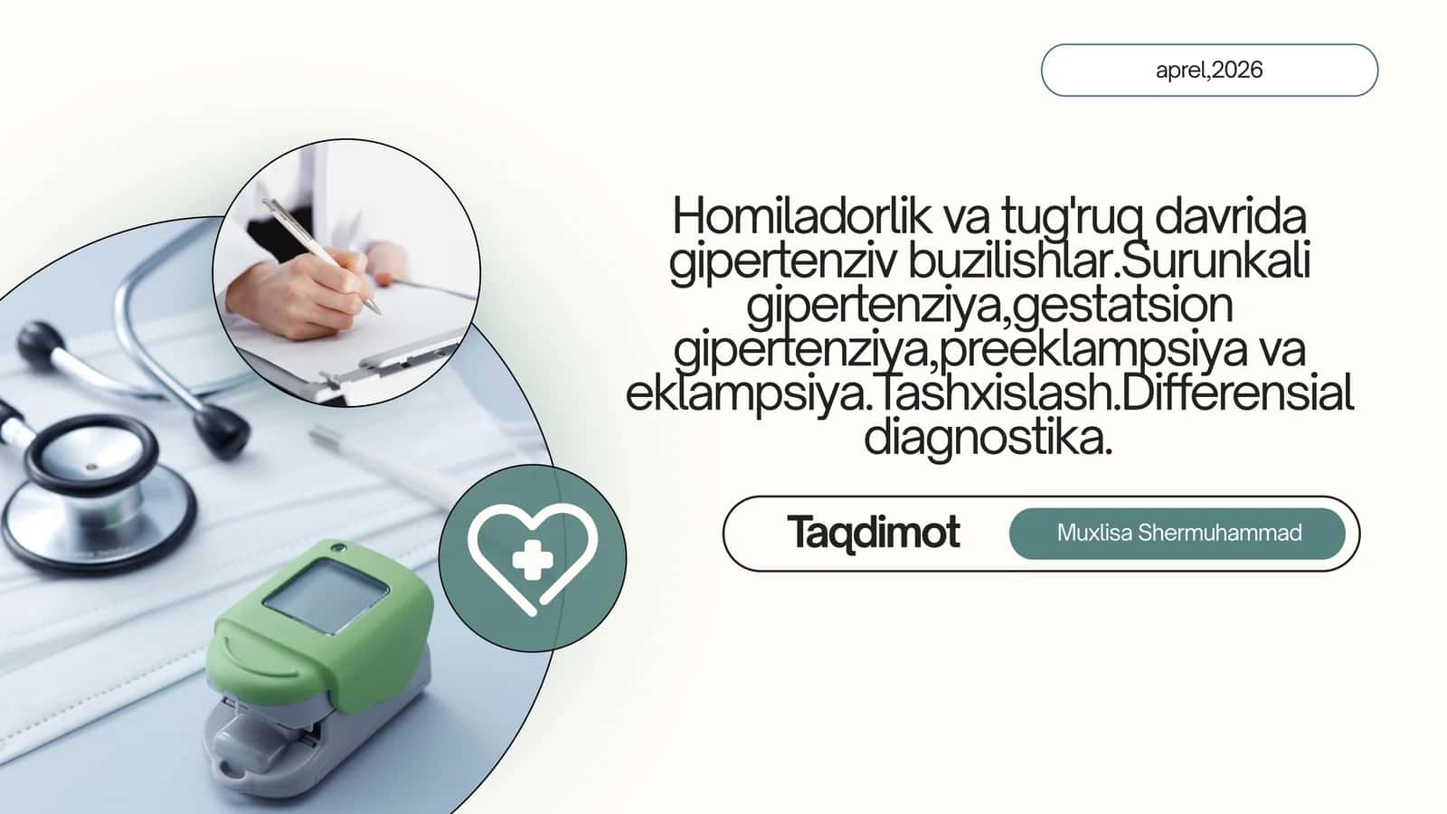 Homiladorlikdagi gipertenziv buzilishlar preeklampsiya va eklampsiya