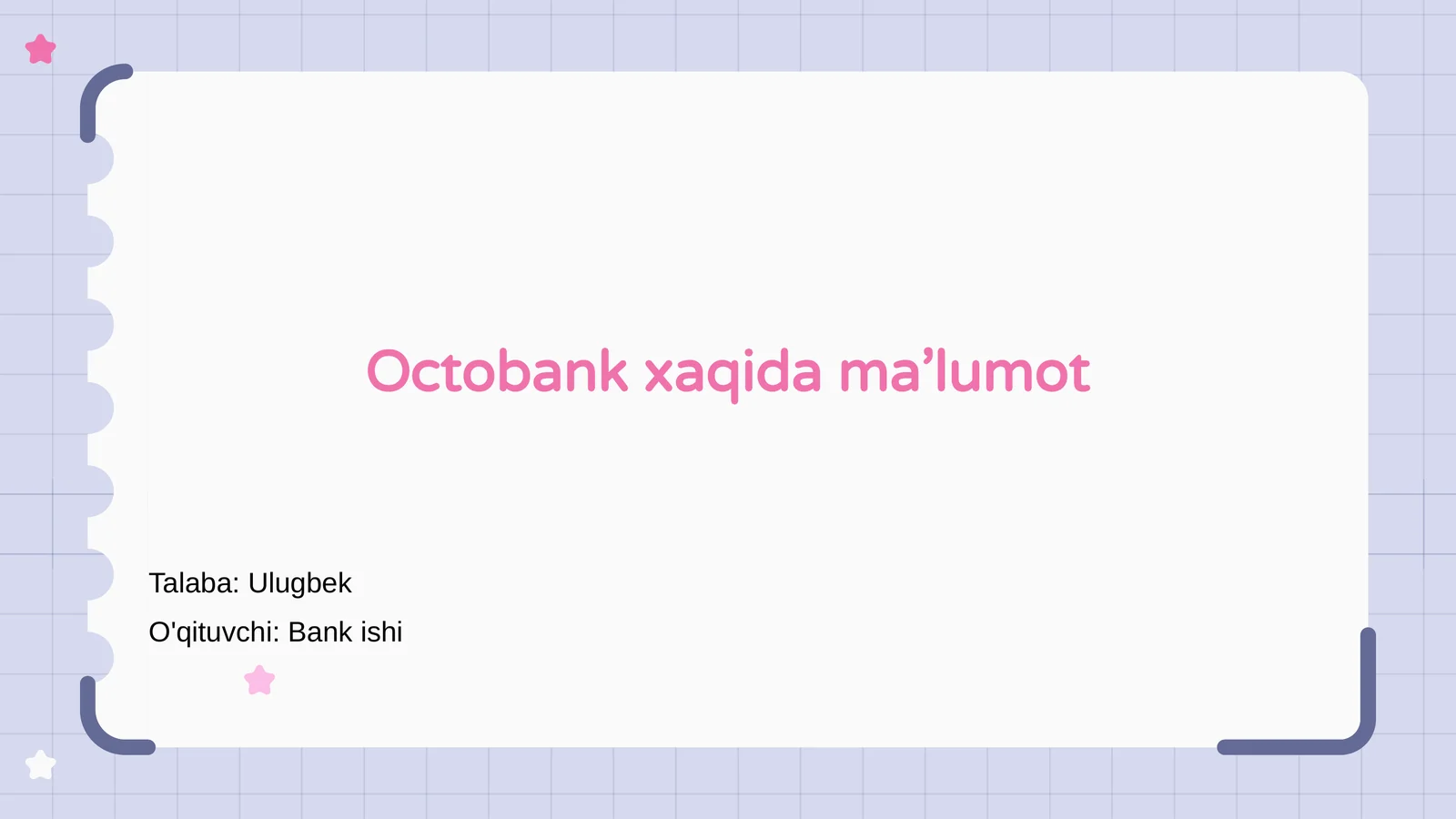 Octobank xaqida ma’lumot