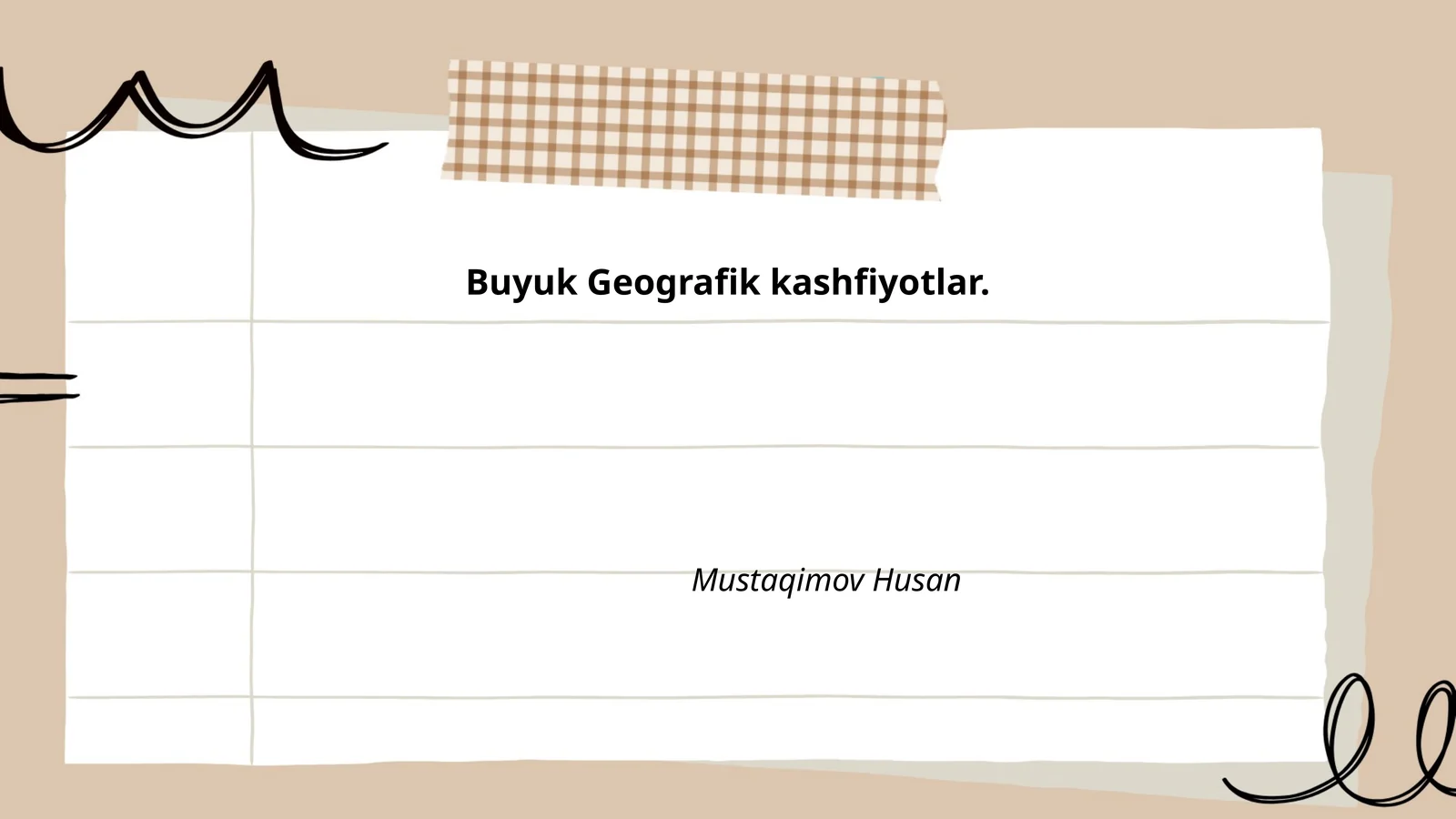 Buyuk Geografik kashfiyotlar