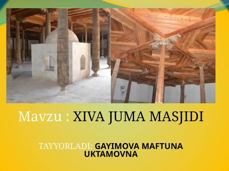 XIVA JUMA MASJIDI