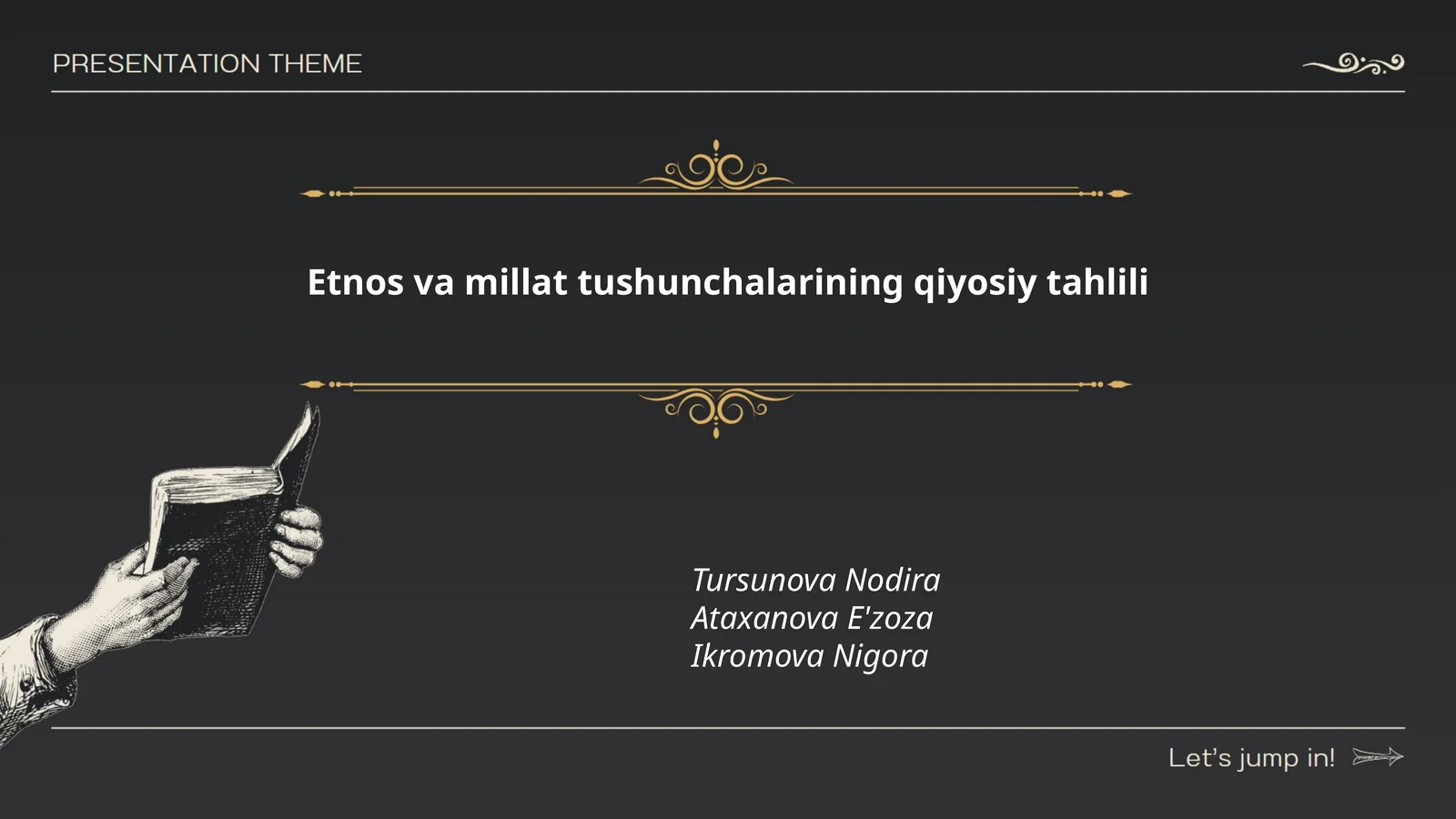 Etnos va millat tushunchalarining qiyosiy tahlili