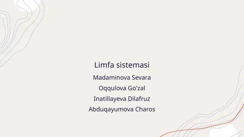 Limfa sistemasi