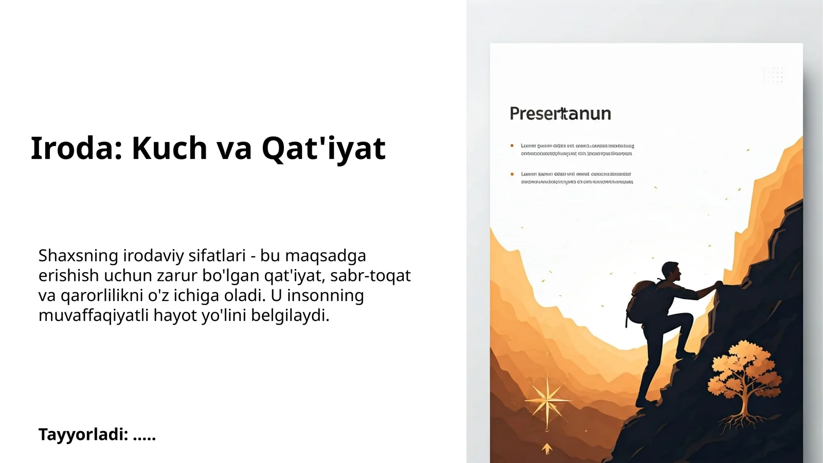 Iroda: Kuch va Qat'iyat