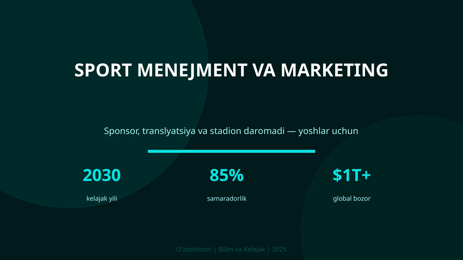 SPORT MENEJMENT VA MARKETING