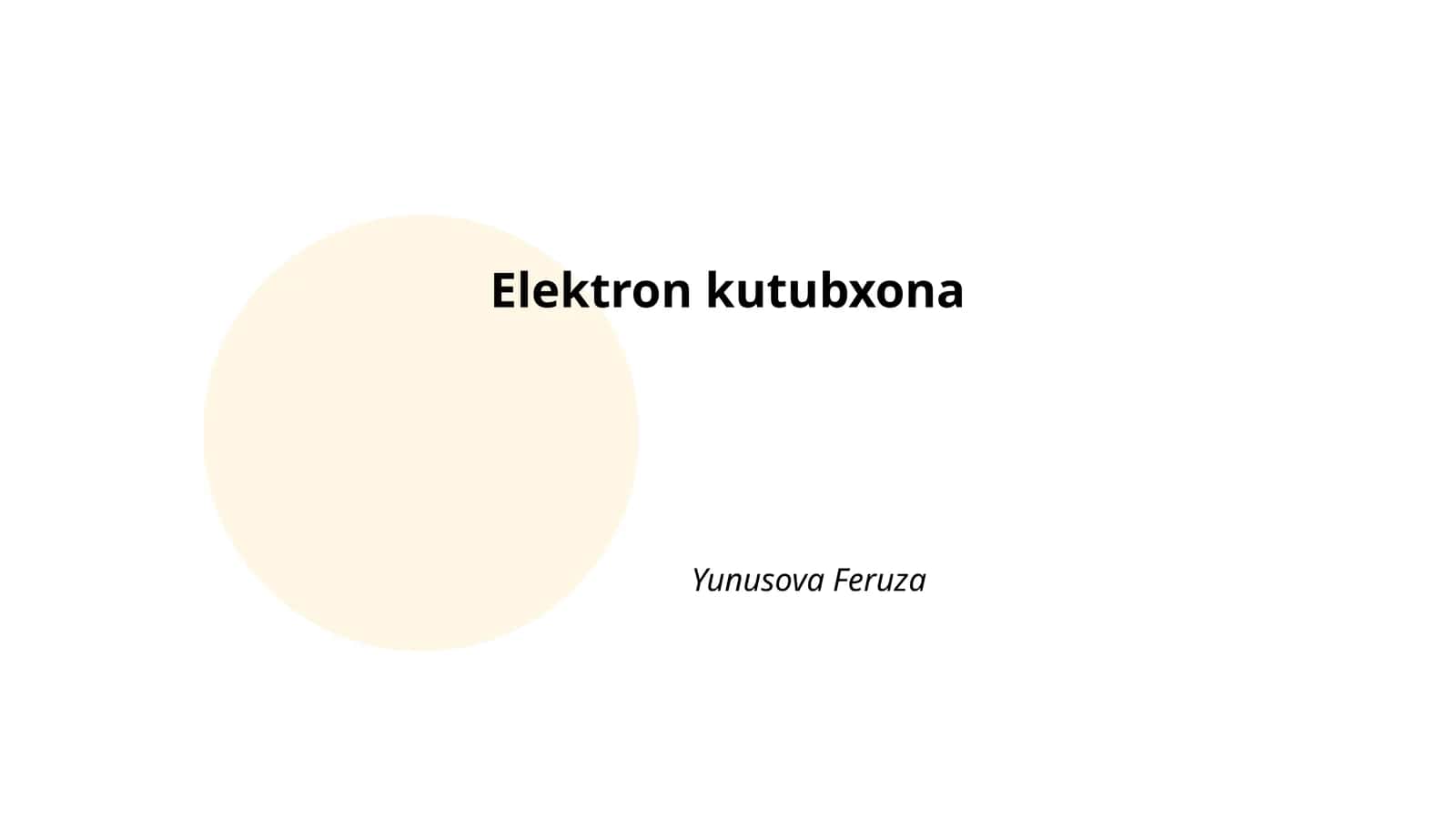 Elektron kutubxona