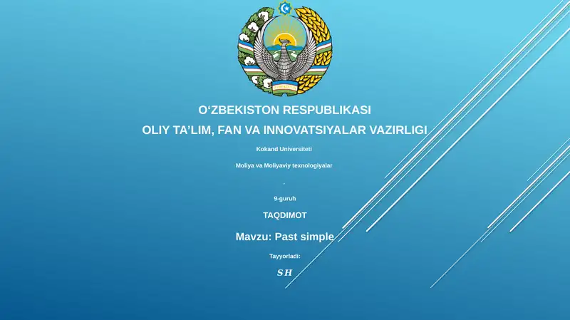 Past simple
