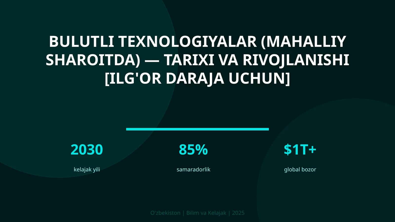 Bulutli texnologiyalar (mahalliy sharoitda) — tarixi va rivojlanishi [ilg'or daraja uchun]