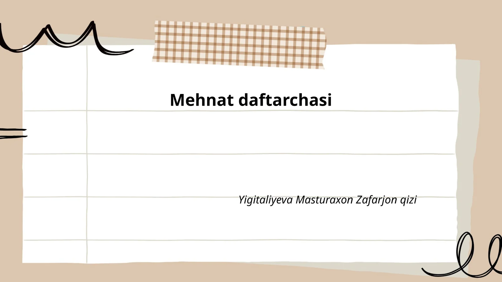 Mehnat daftarchasi