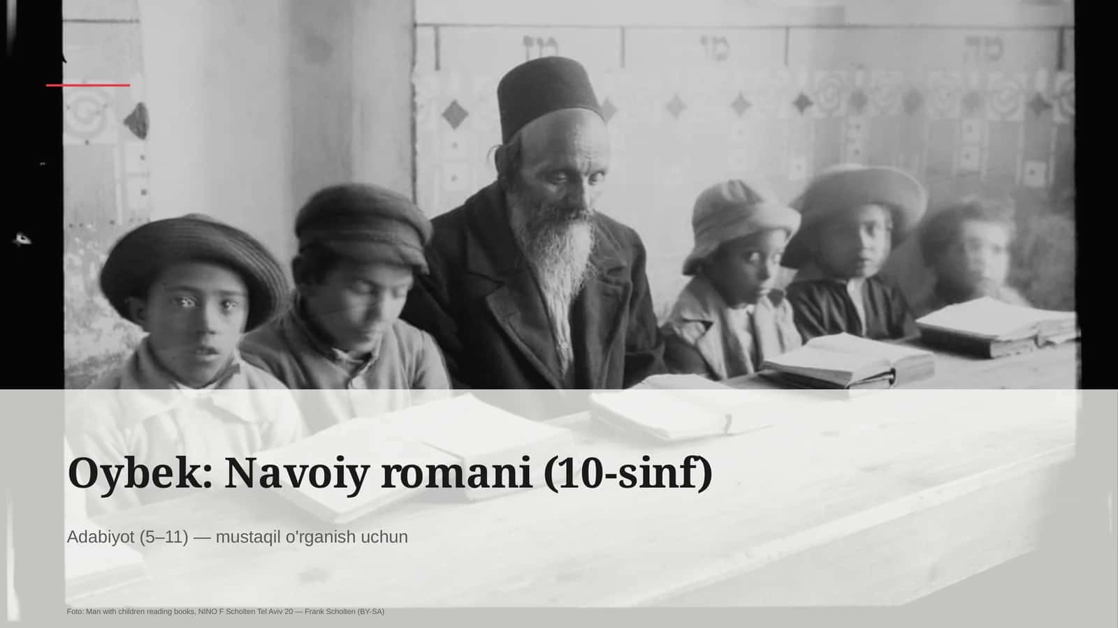 Oybek: Navoiy romani (10-sinf)