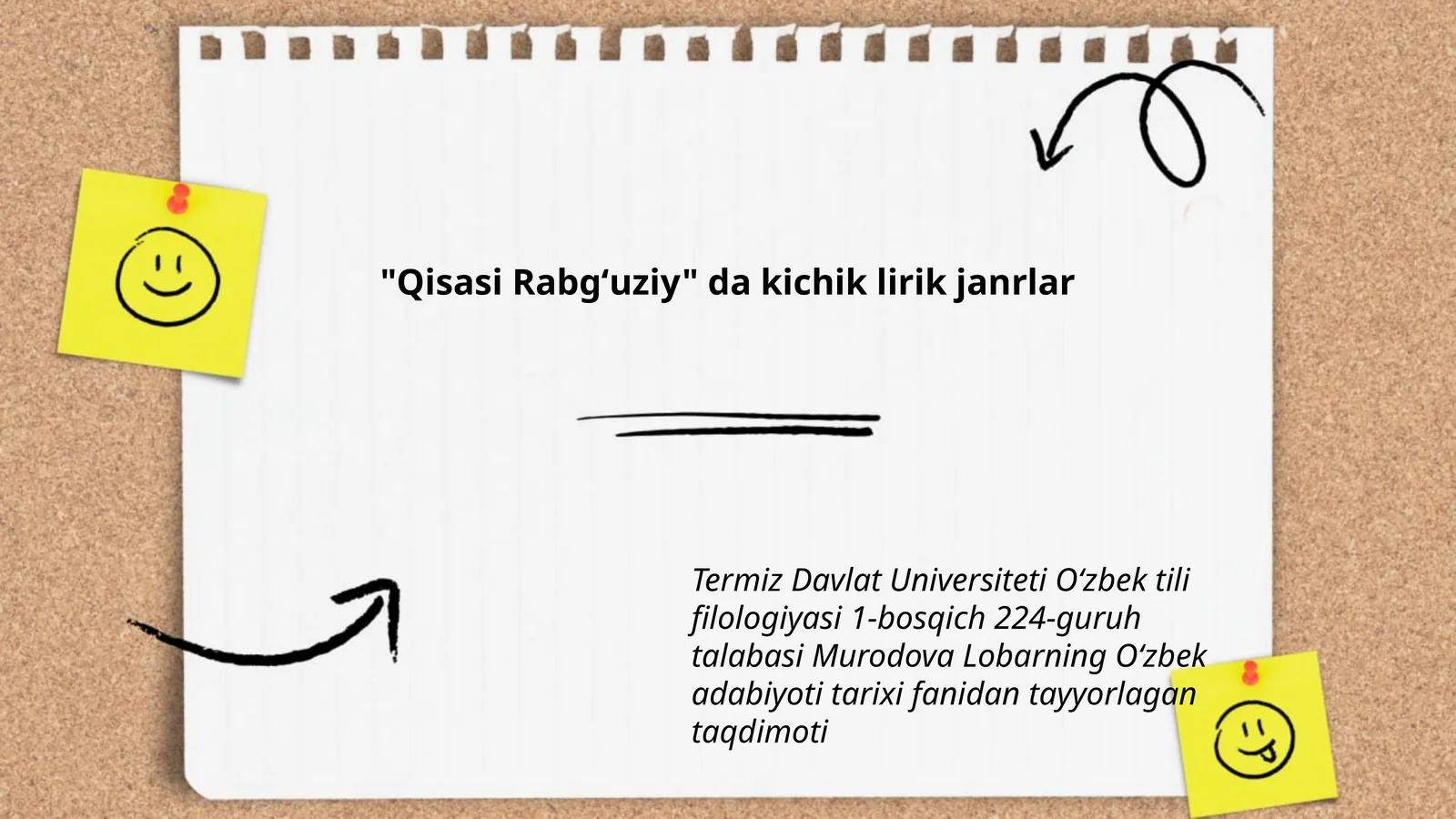 "Qisasi Rabgʻuziy" da kichik lirik janrlar