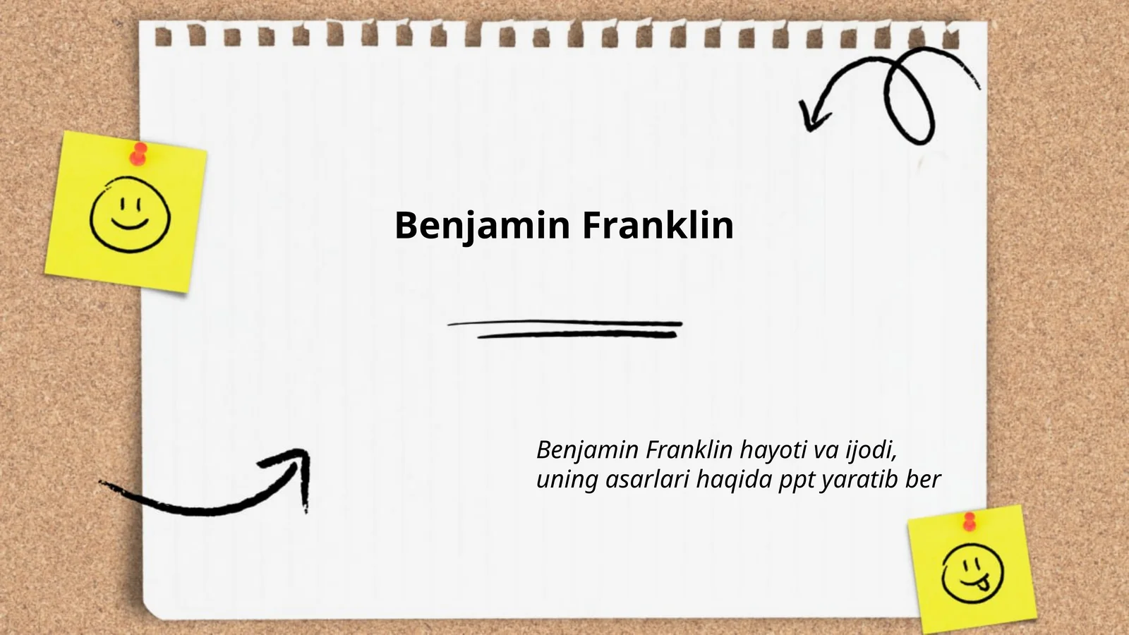 Benjamin Franklin