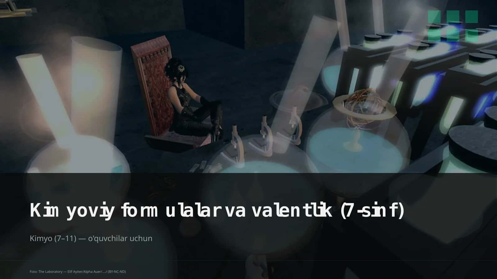 Kimyoviy formulalar va valentlik (7-sinf)