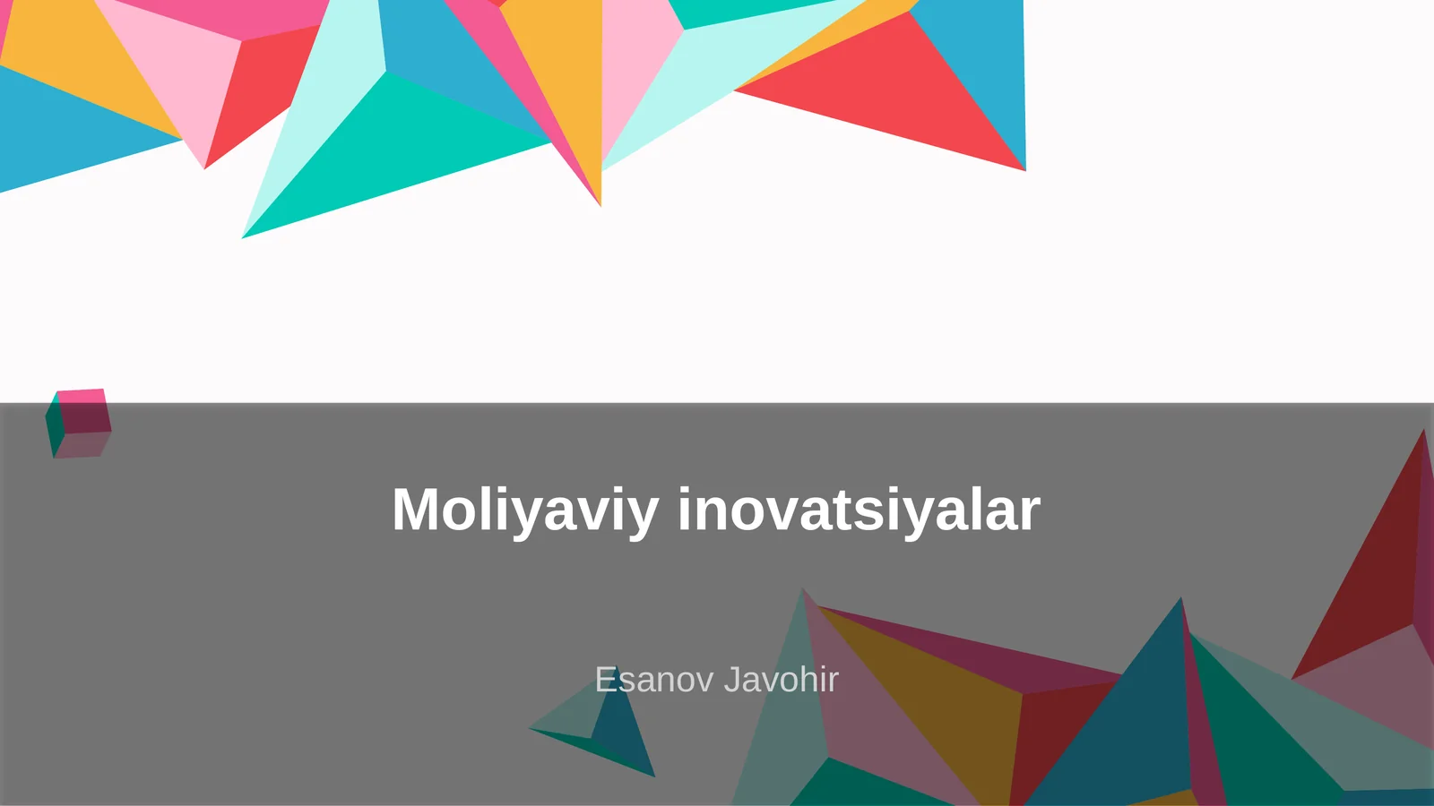 Moliyaviy inovatsiyalar