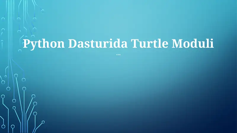 Turtle Moduli