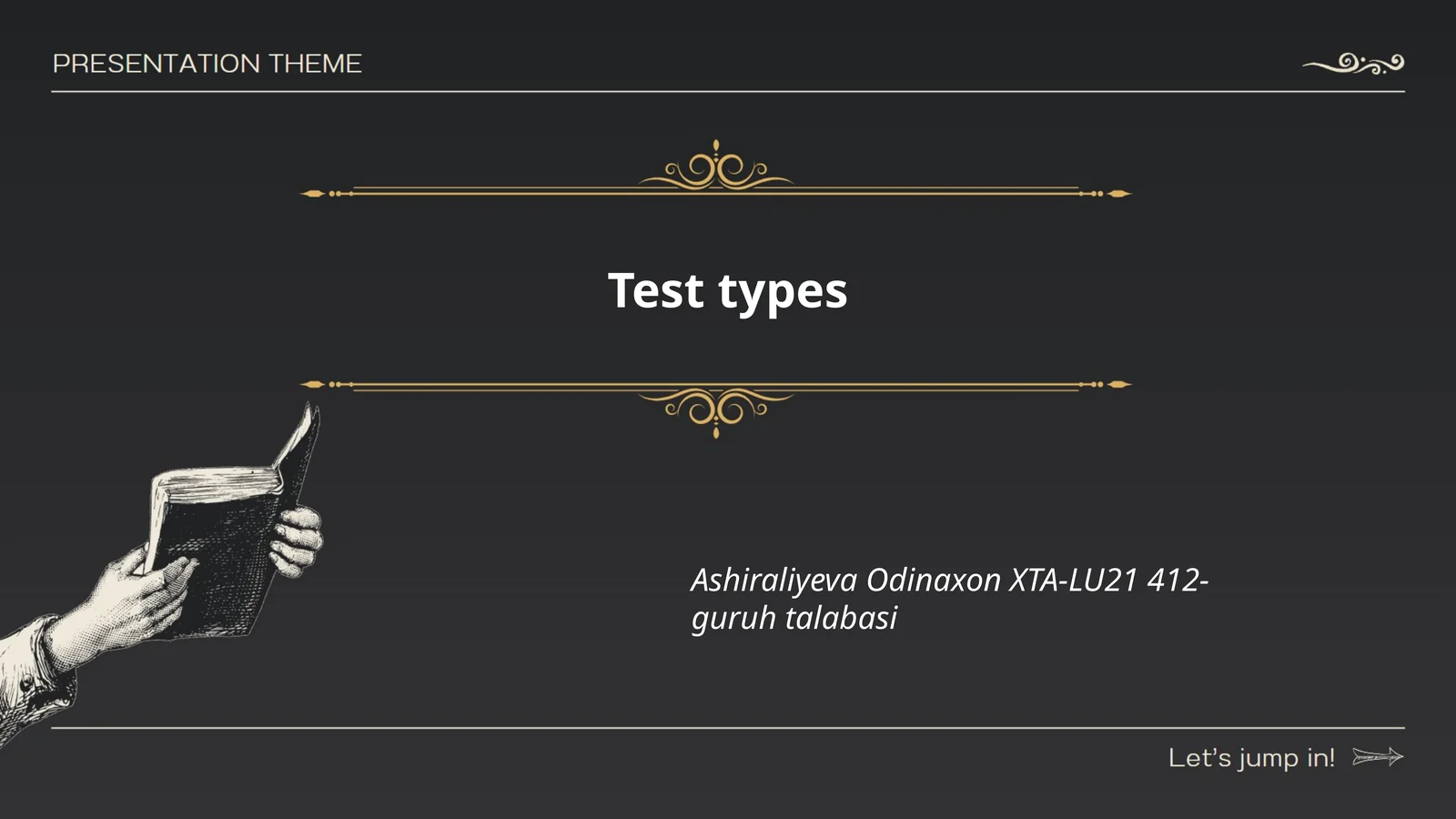 Test types