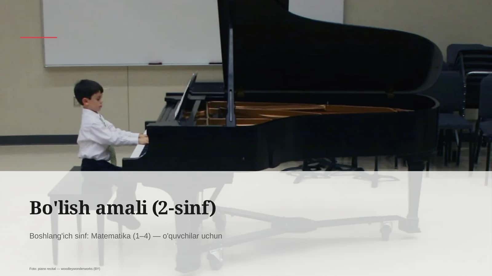 Bo'lish amali (2-sinf) Boshlang'ich sinf: Matematika (1–4) — o'quvchilar uchun