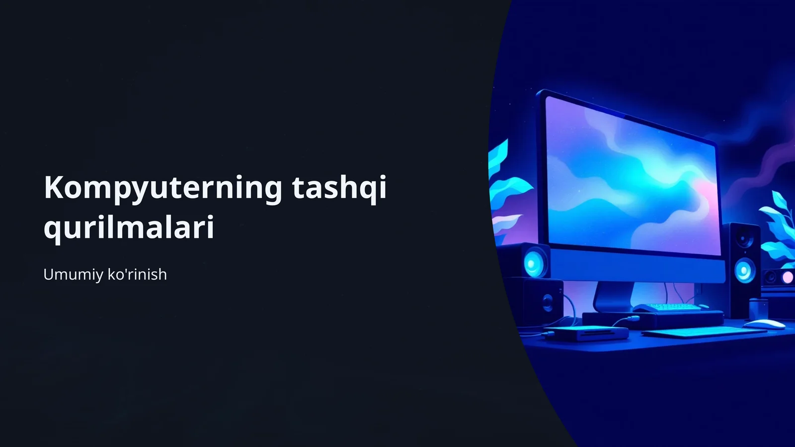 Kompyuterning tashqi qurilmalari