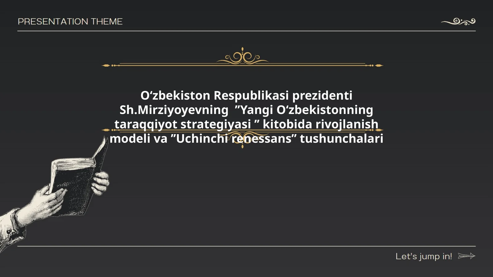 Yangi O'zbekistonning taraqqiyot strategiyasi