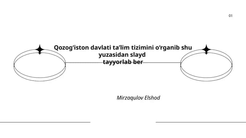 Qozogʻiston taʼlim tizimining umumiy tavsifi