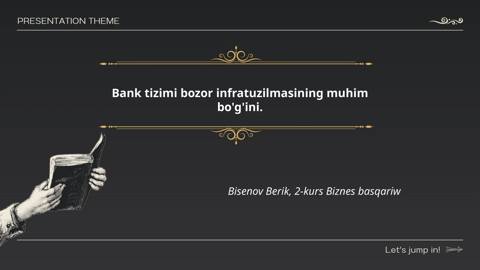 Bank xizmatlarining asosiy turlari