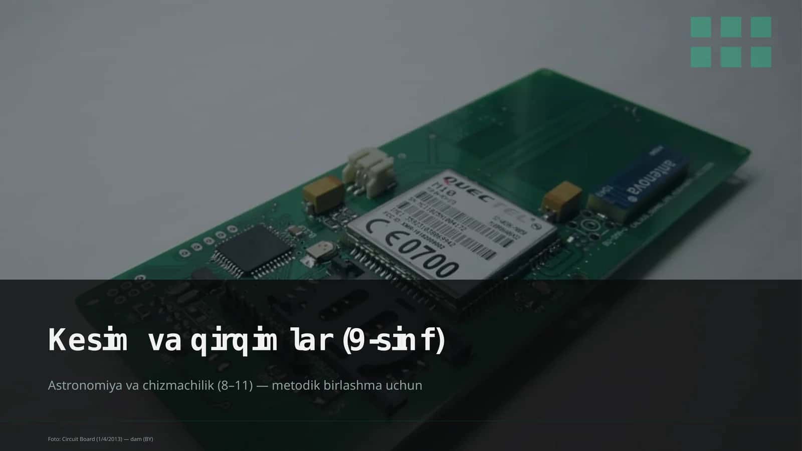 Kesim va qirqimlar (9-sinf)