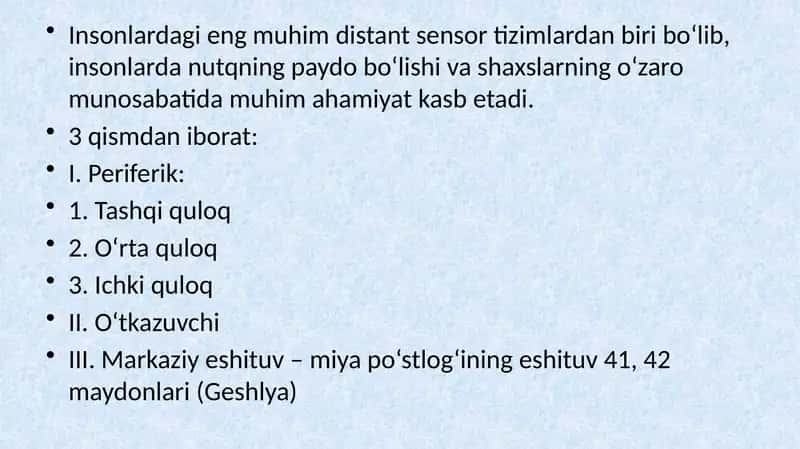 Distant sensor tizimlari