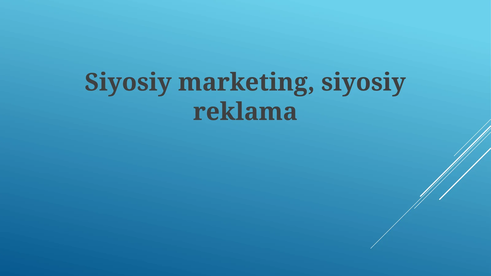 Siyosiy marketing