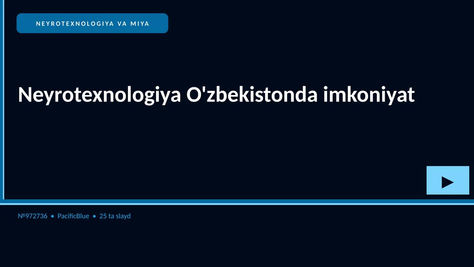 NEYROTEXNOLOGIYA VA MIYA