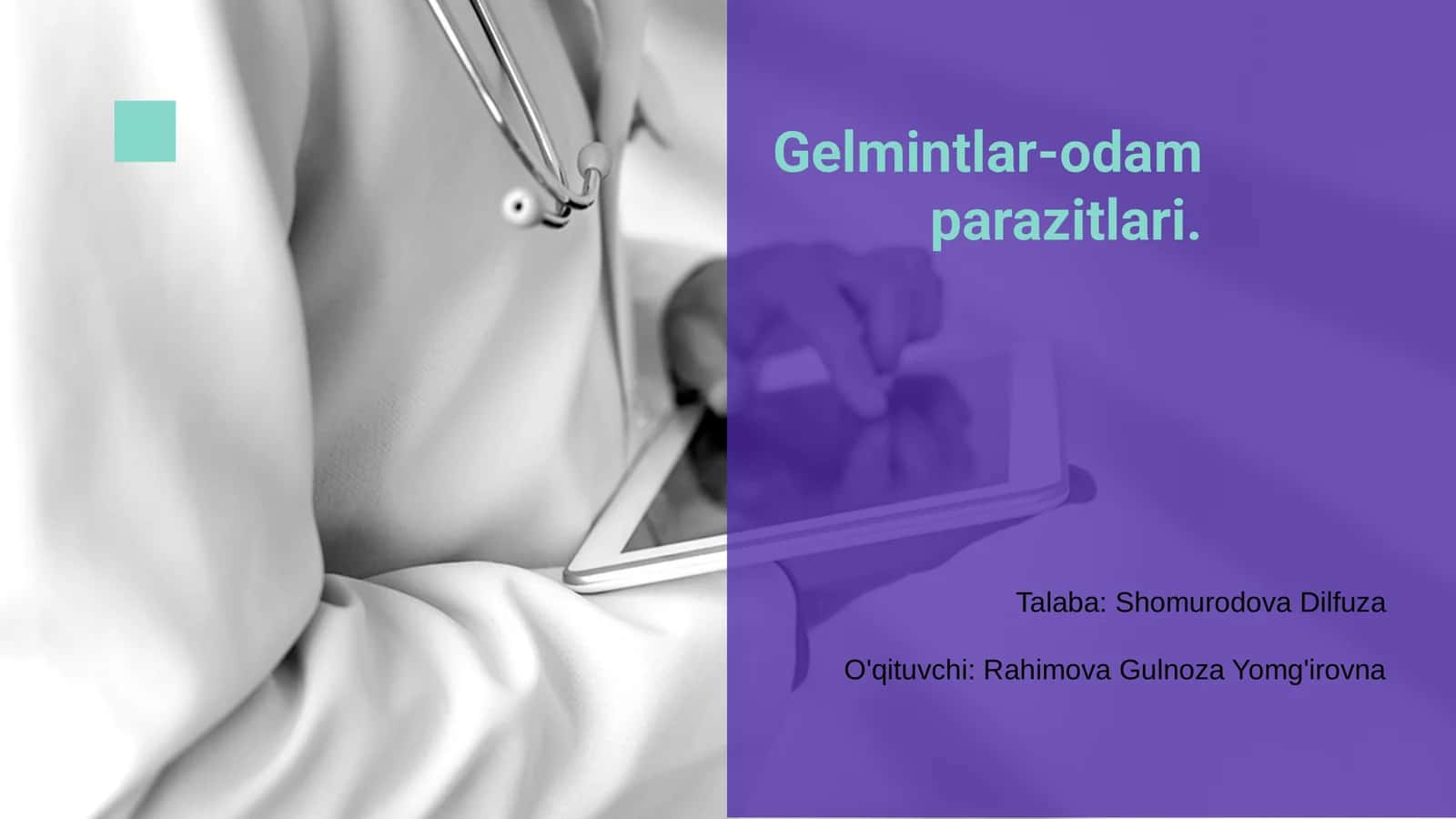 Gelmintlar-odam parazitlari