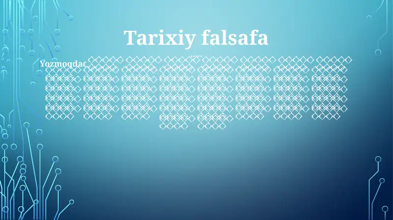 Zamonaviy falsafa