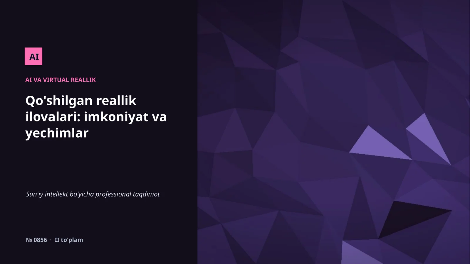 AI VA VIRTUAL REALLIK