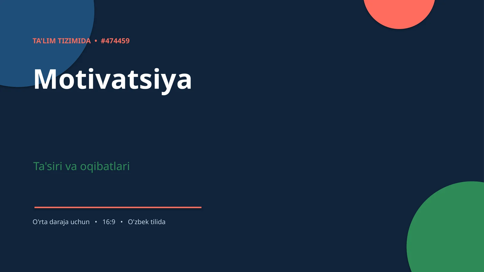Motivatsiya