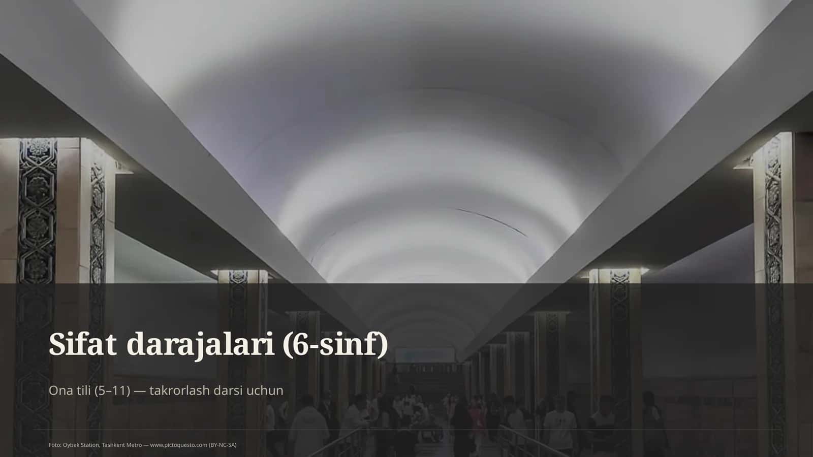 Sifat darajalari (6-sinf)