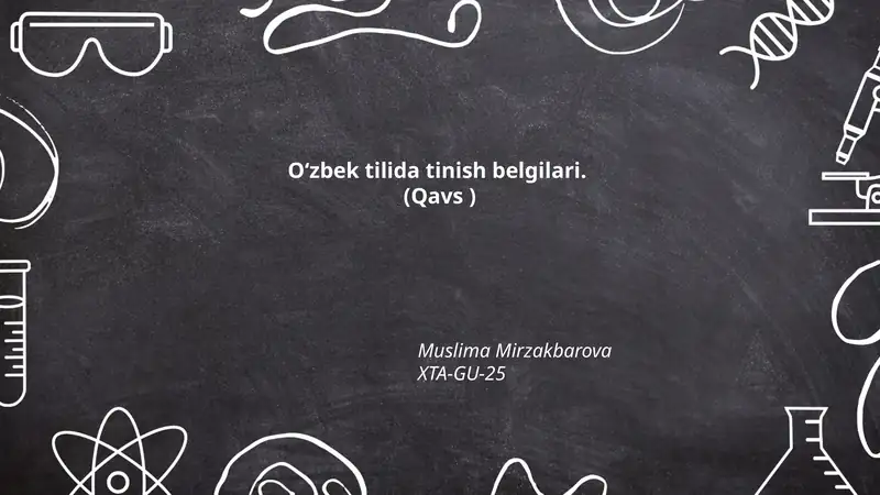 O‘zbek tilida tinish belgilari