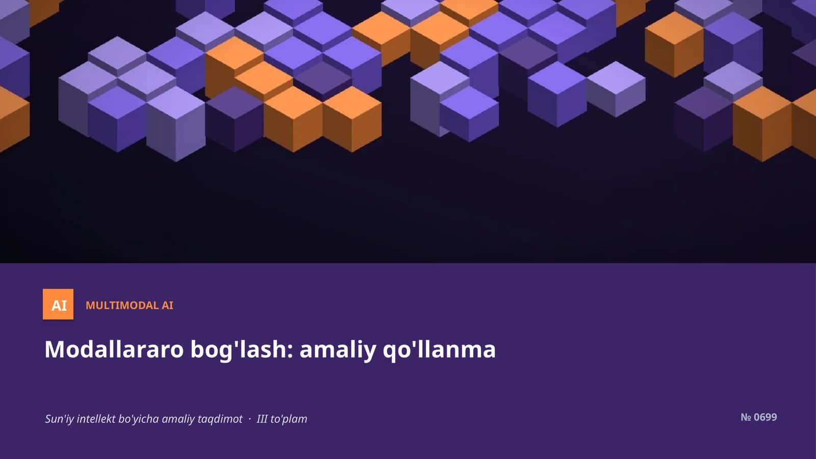Modallararo bog'lash: amaliy qo'llanma