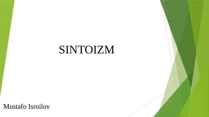 SINTOIZM