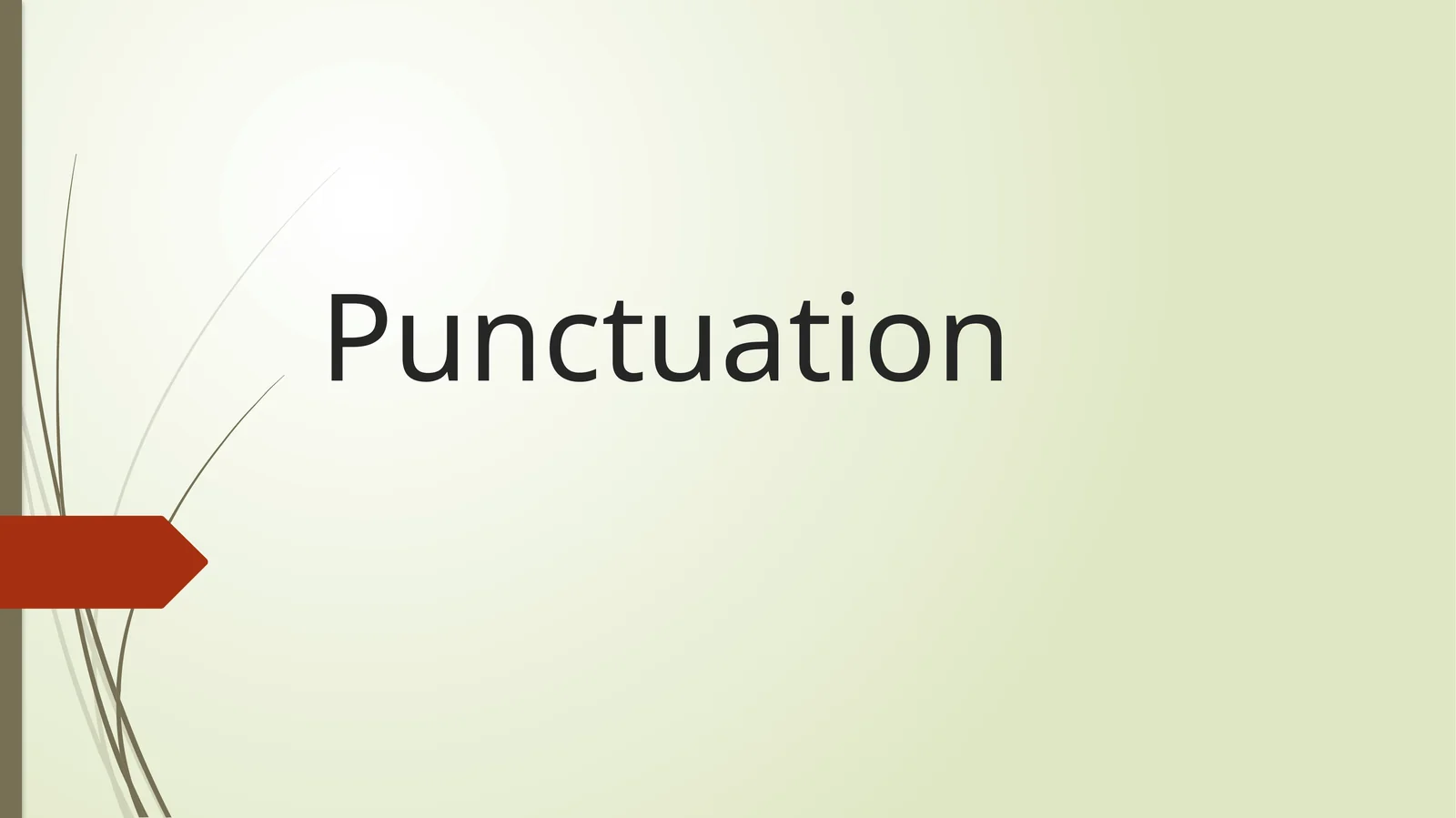 Punctuation